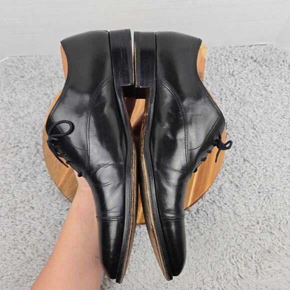 To Boot New York Men 11.5 Aidan Black Leather Business Cap Toe Oxford Dress Shoe main image 5